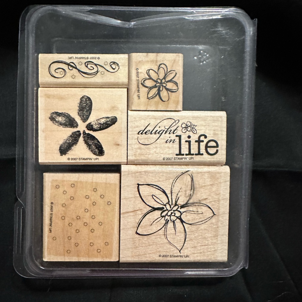 NWOT Stampin' Up! Delight in Life Stamp Set